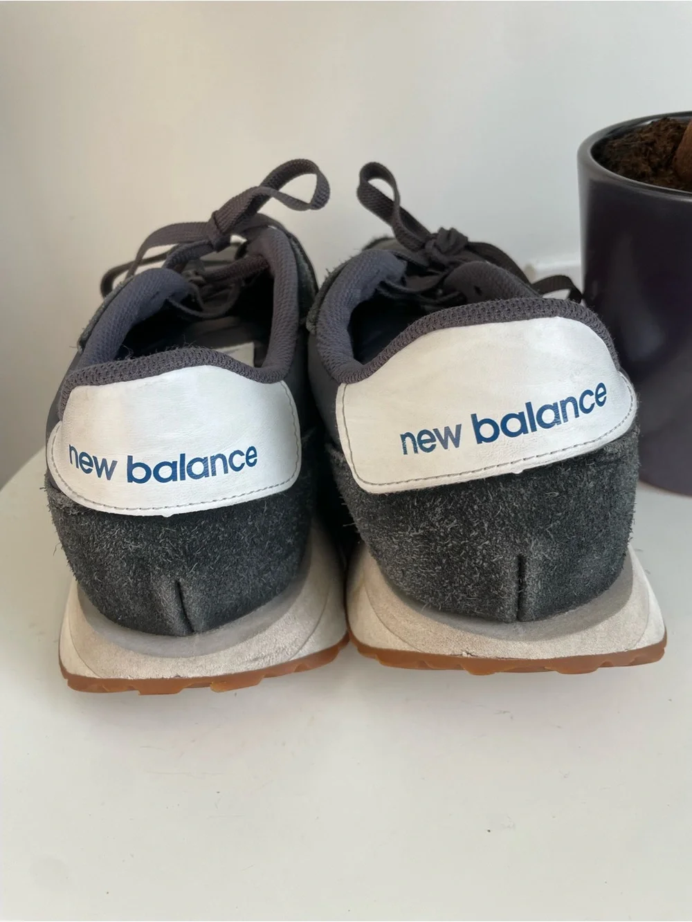 Men Size 11 New Balance 237 Grey Black Gum Shoes